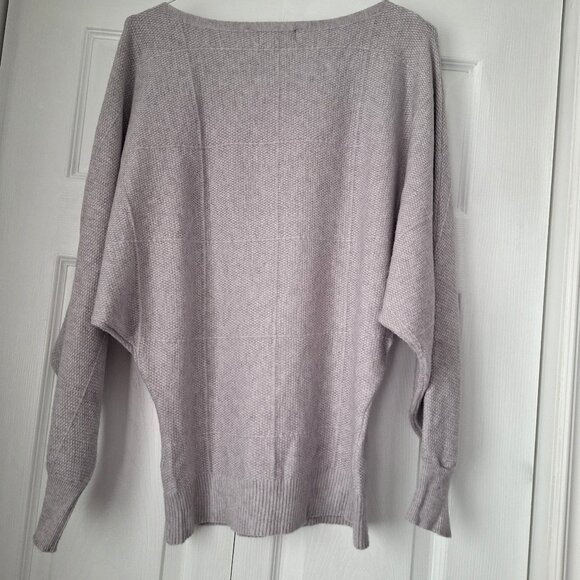APRICOT Grey Knit Cotton Blend Sweater - Picture 6 of 9